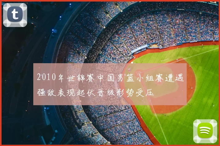 2010年世锦赛中国男篮小组赛遭遇强敌表现起伏晋级形势受压