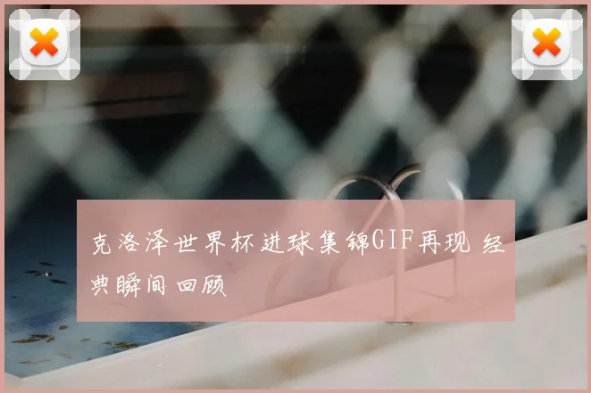 克洛泽世界杯进球集锦GIF再现 经典瞬间回顾